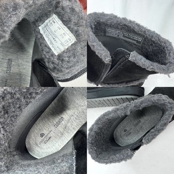 Cloudsteppers by Clarks Black Short Winter Boots 7 - Picture 11 of 11